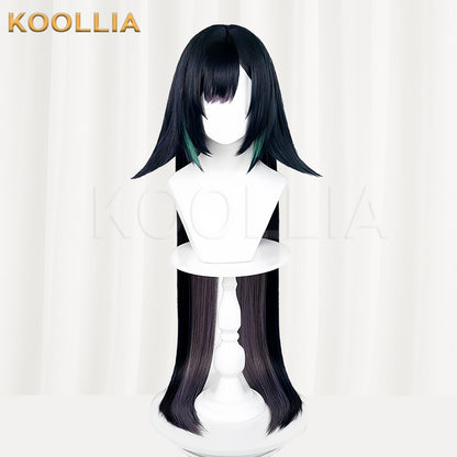 Genshin Impact Lan Yan Long Black Hair Basic Wig