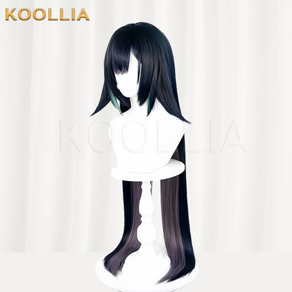 Genshin Impact Lan Yan Long Black Hair Basic Wig