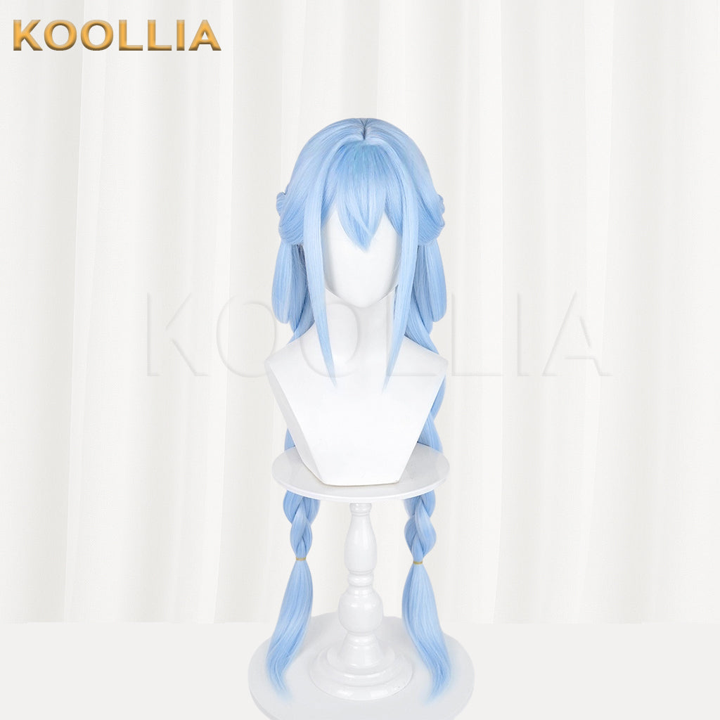 Naraka: Bladepoint Lannie Long Blue Hair Basic Wig