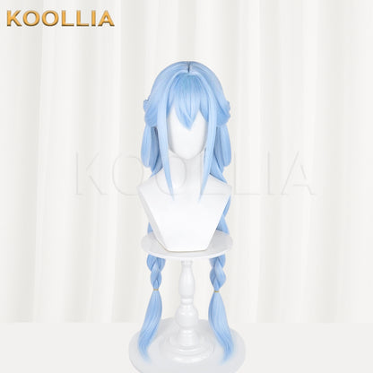 Naraka: Bladepoint Lannie Long Blue Hair Basic Wig