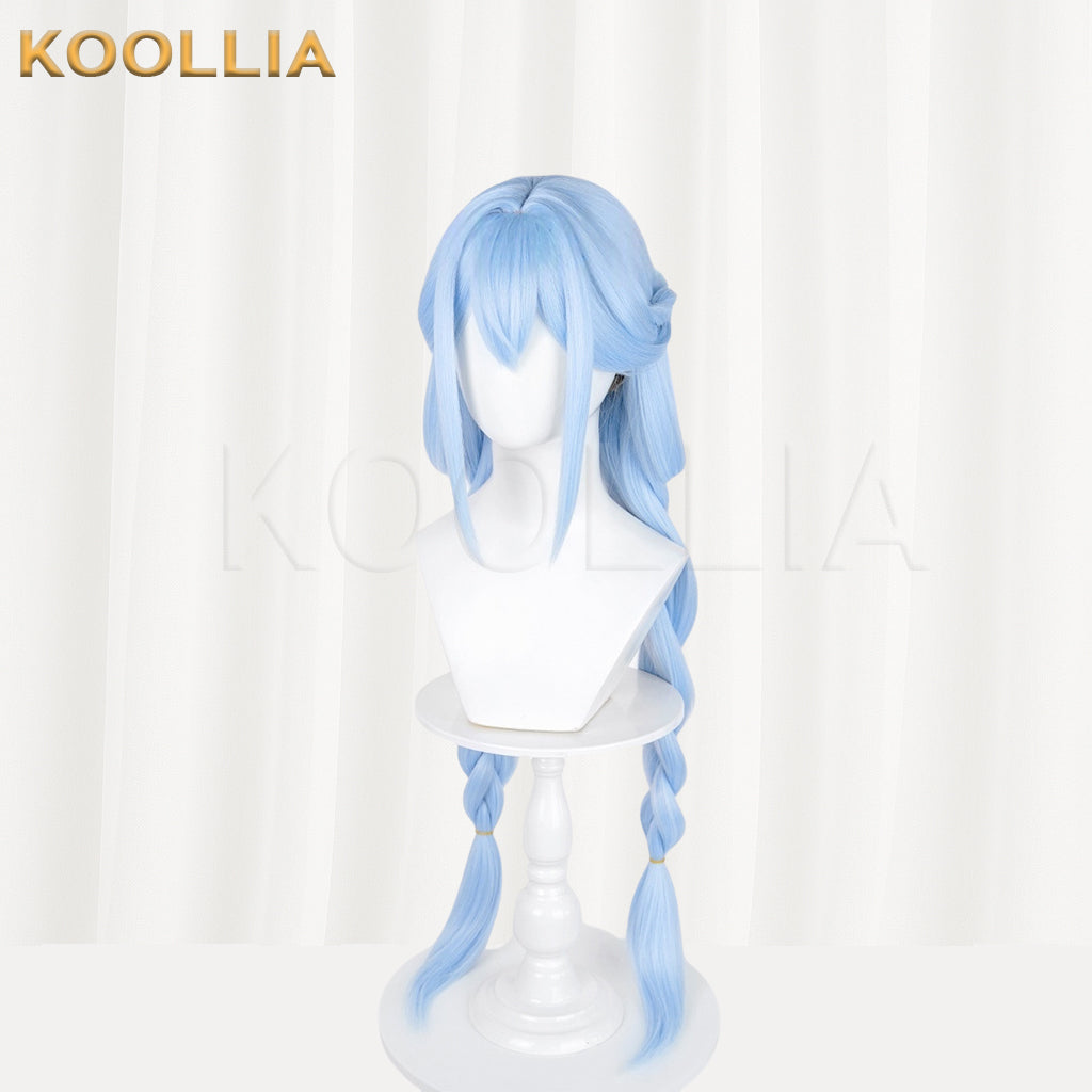Naraka: Bladepoint Lannie Long Blue Hair Basic Wig