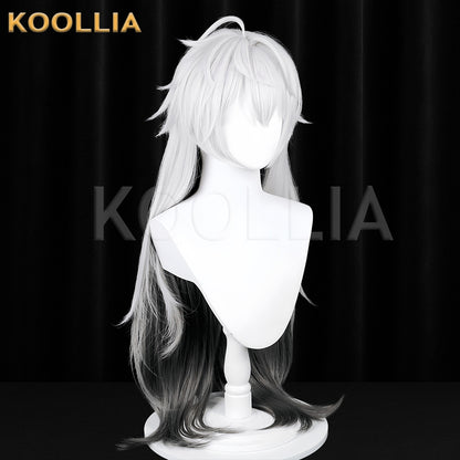 Arknights Lappland Long Silver-White Hair Basic Wig