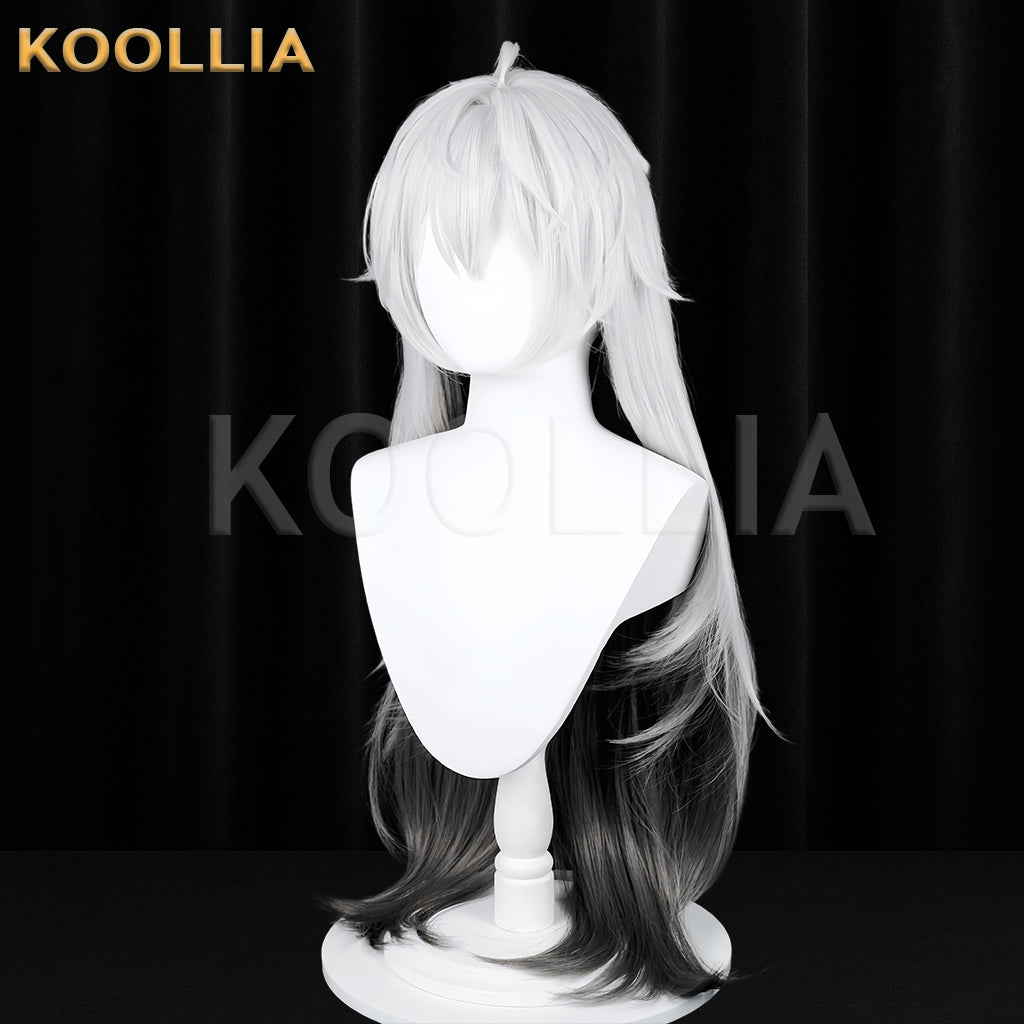 Arknights Lappland Long Silver-White Hair Basic Wig