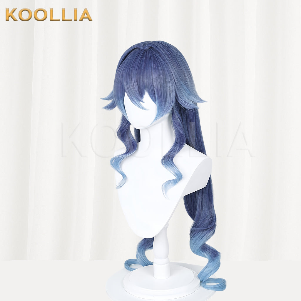 Genshin Impact Layla Long Blue Hair Basic Wig