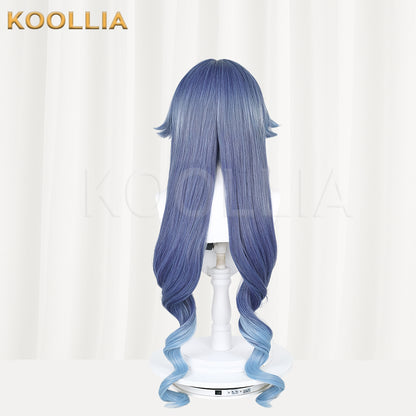 Genshin Impact Layla Long Blue Hair Basic Wig