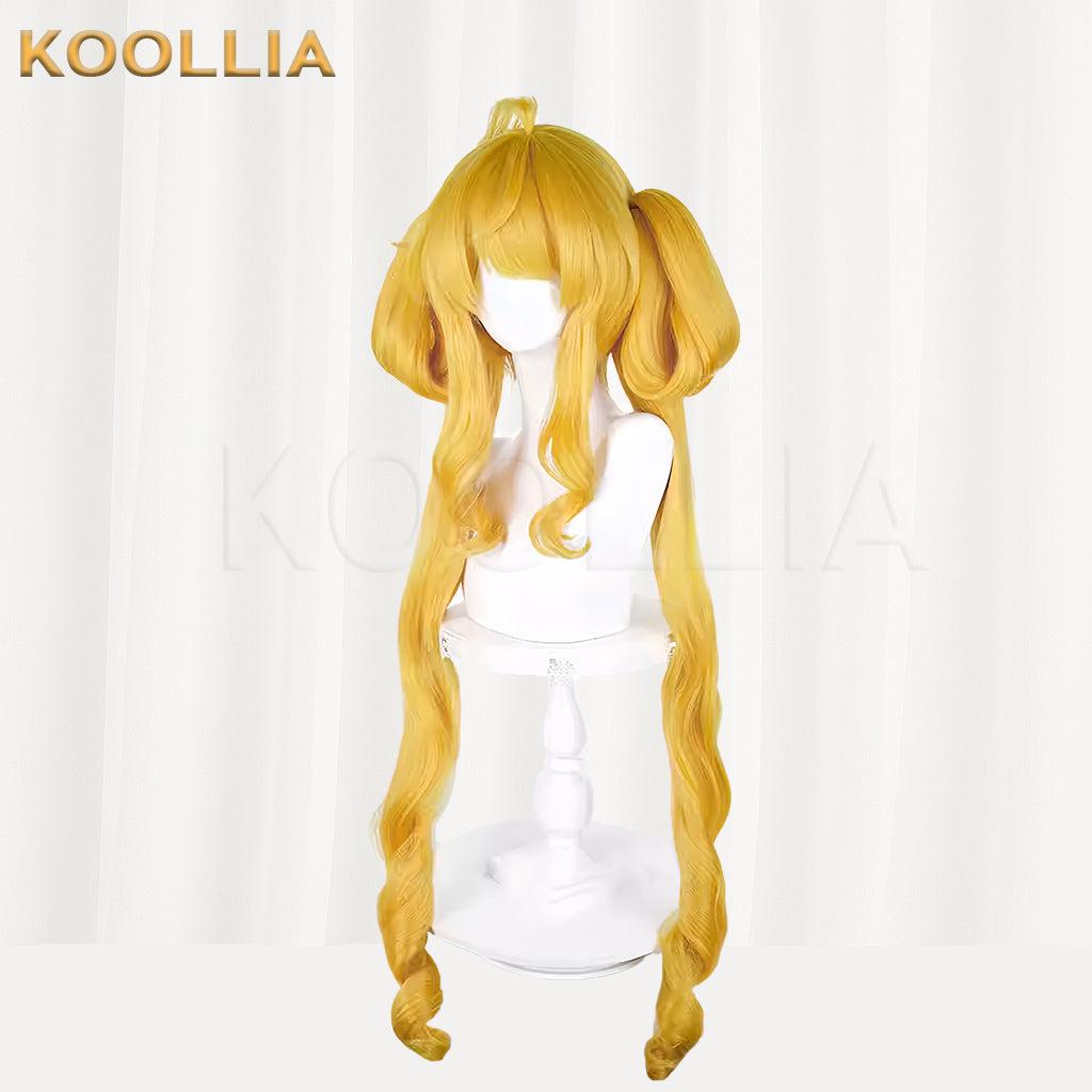Arknights Leizi the Thunderbringer Long Golden Hair Basic Wig