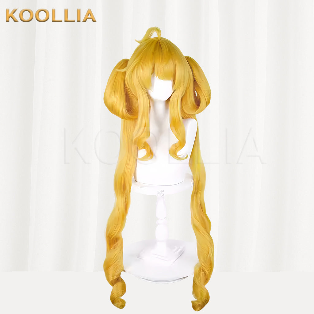 Arknights Leizi the Thunderbringer Long Golden Hair Basic Wig