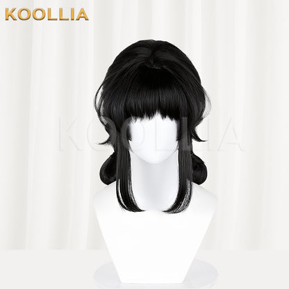 (Pre-sale)Lanxi Town Li Qingning Long/Short Black Hair Basic Wig