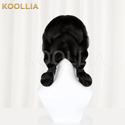 (Pre-sale)Lanxi Town Li Qingning Long/Short Black Hair Basic Wig