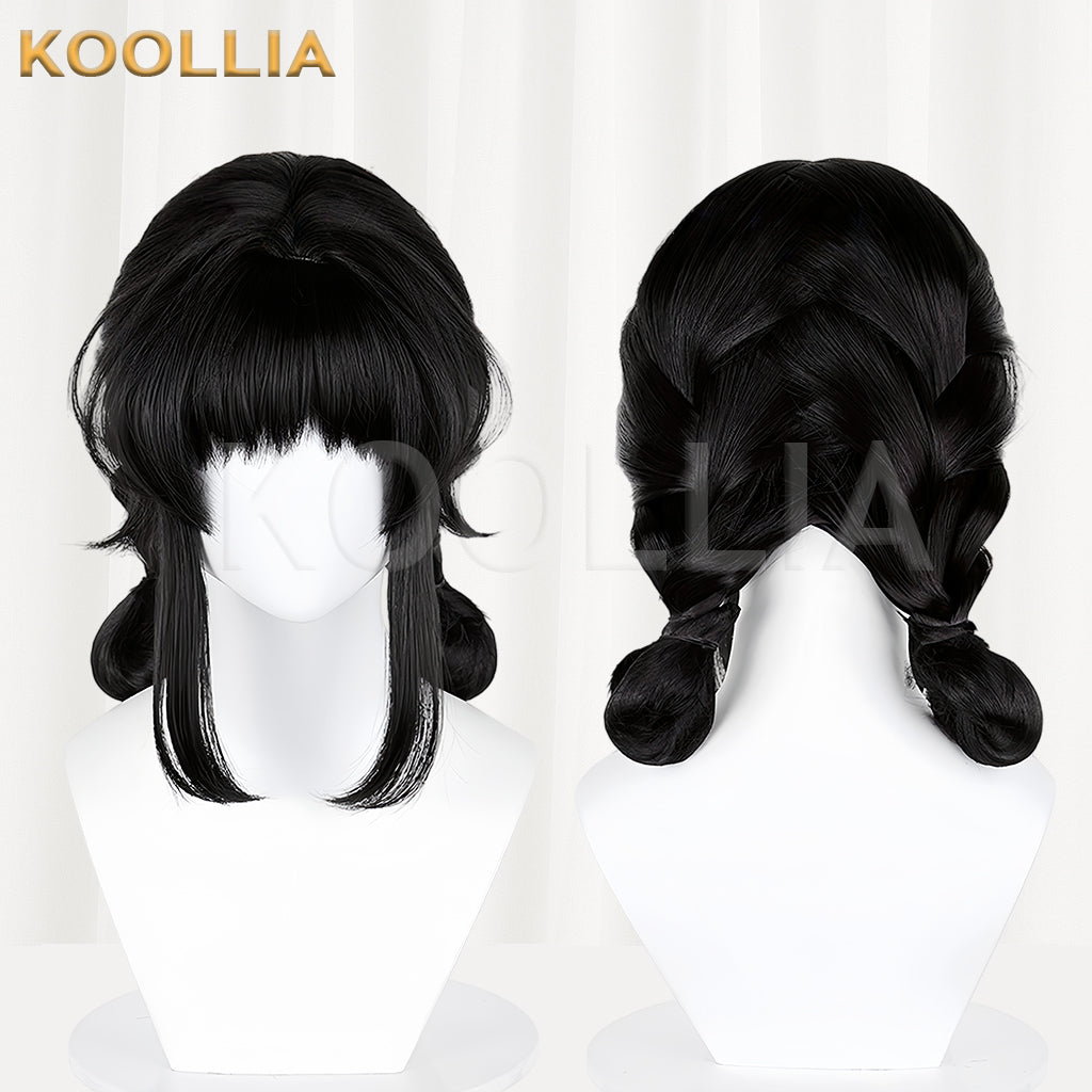 (Pre-sale)Lanxi Town Li Qingning Long/Short Black Hair Basic Wig