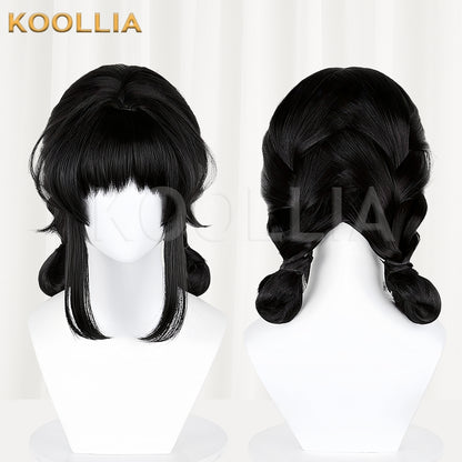 (Pre-sale)Lanxi Town Li Qingning Long/Short Black Hair Basic Wig