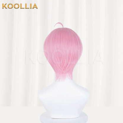 Link Click Li Tianchen Short Pink Hair Basic Wig