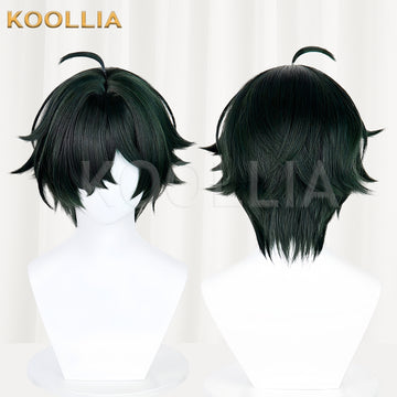 Zenless Zone Zero Lighter Short Green Hair Basic Wig Multi-angle Display by koollia