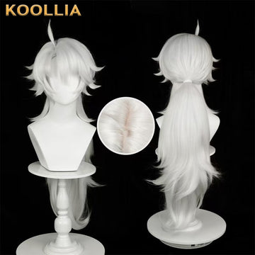 Wuthering Waves Lingyang Long Silver Hair Basic Wig - KOOLLIA