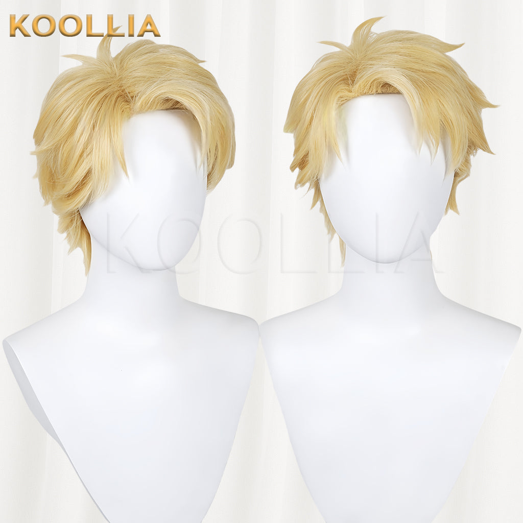 SPY¡ÁFAMILY Loid Short Gold Hair Basic Wig