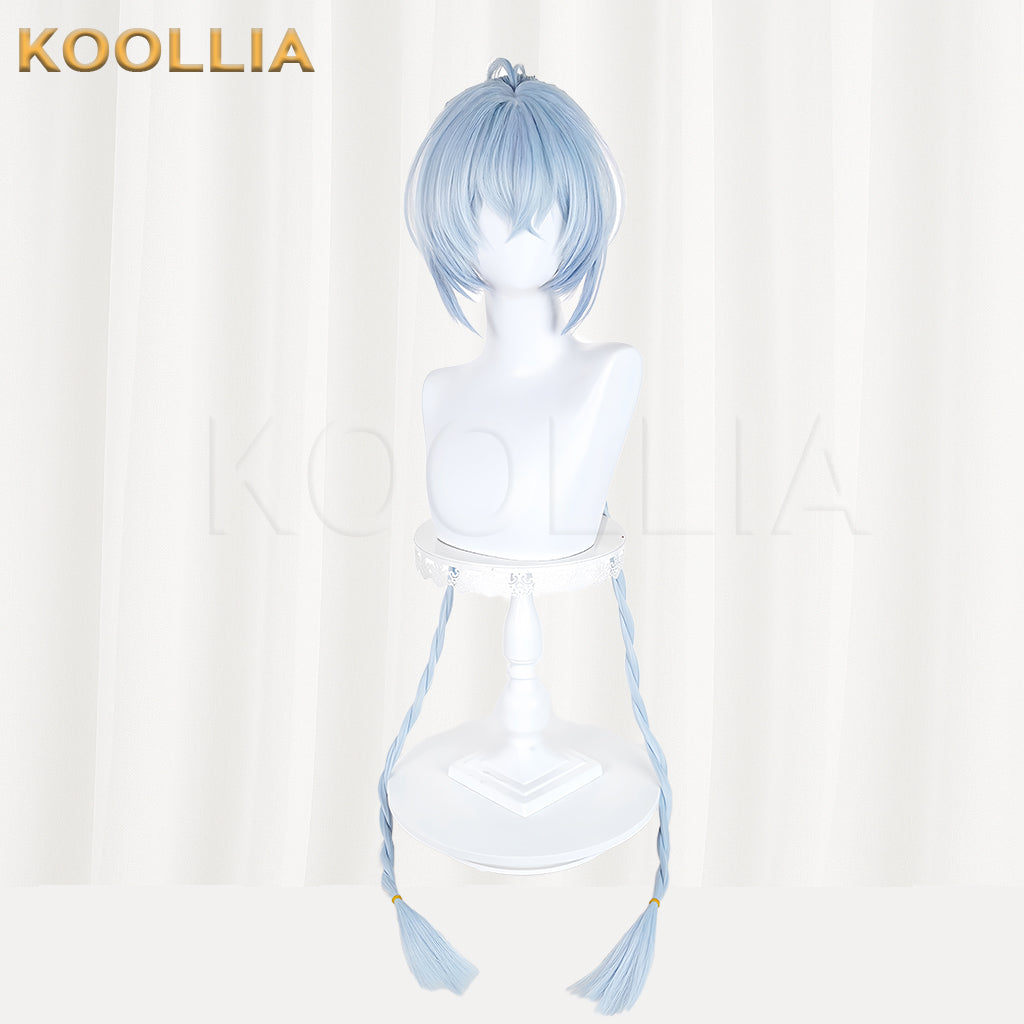 Zenless Zone Zero Lucia Long Blue Hair Basic Wig