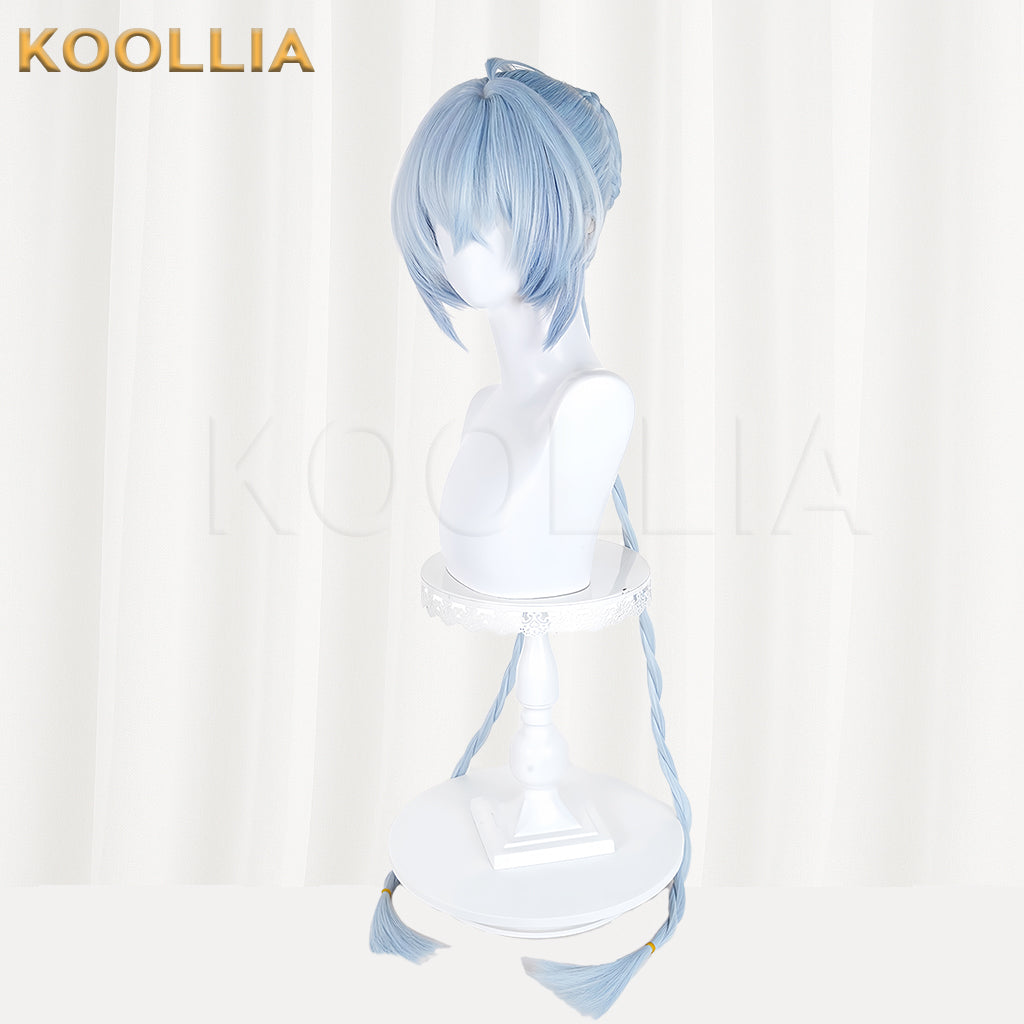 Zenless Zone Zero Lucia Long Blue Hair Basic Wig
