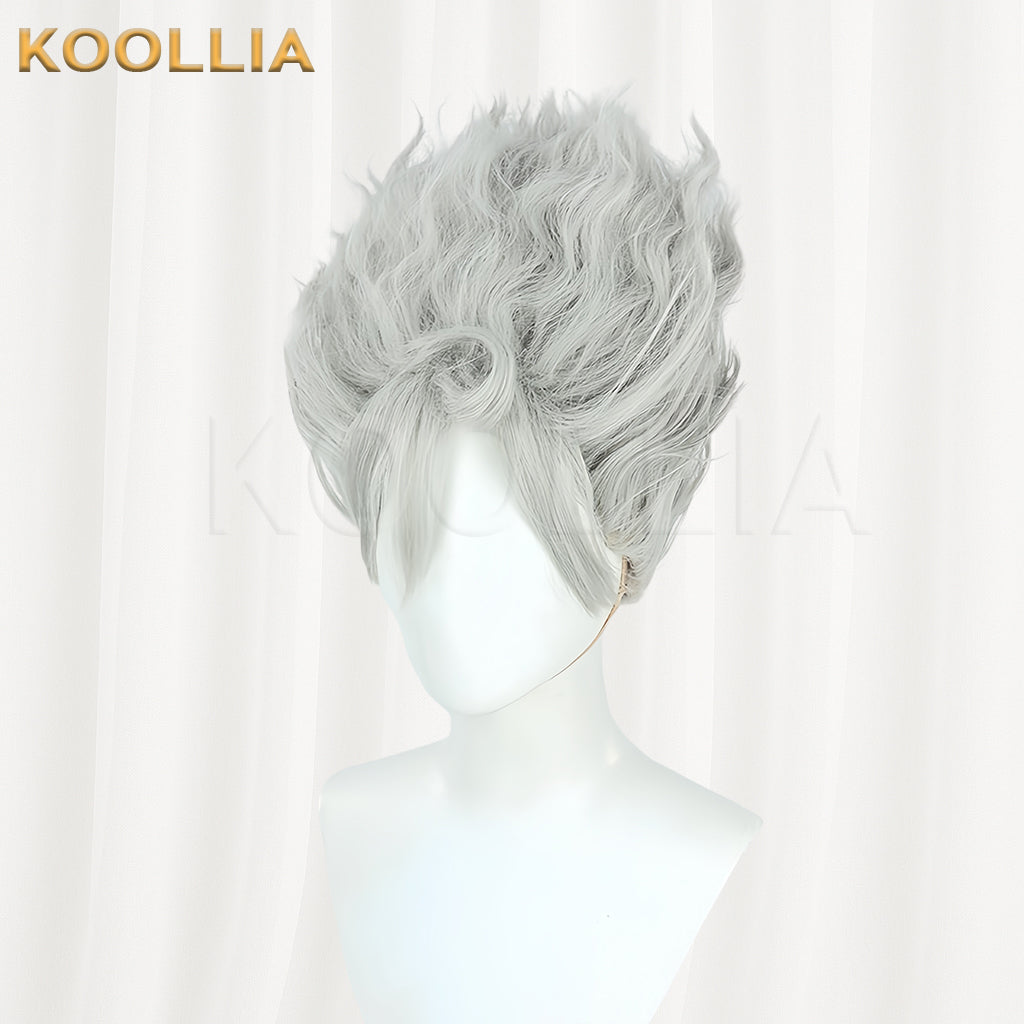 One Piece Luffy Short Silver Hair Basic Wig