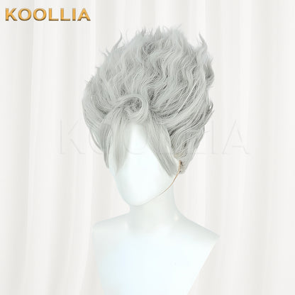 One Piece Luffy Short Silver Hair Basic Wig