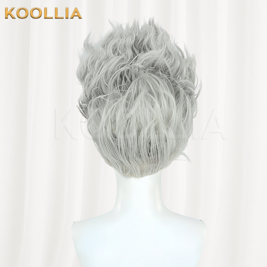 One Piece Luffy Short Silver Hair Basic Wig