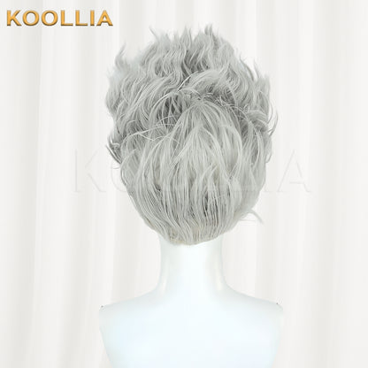 One Piece Luffy Short Silver Hair Basic Wig