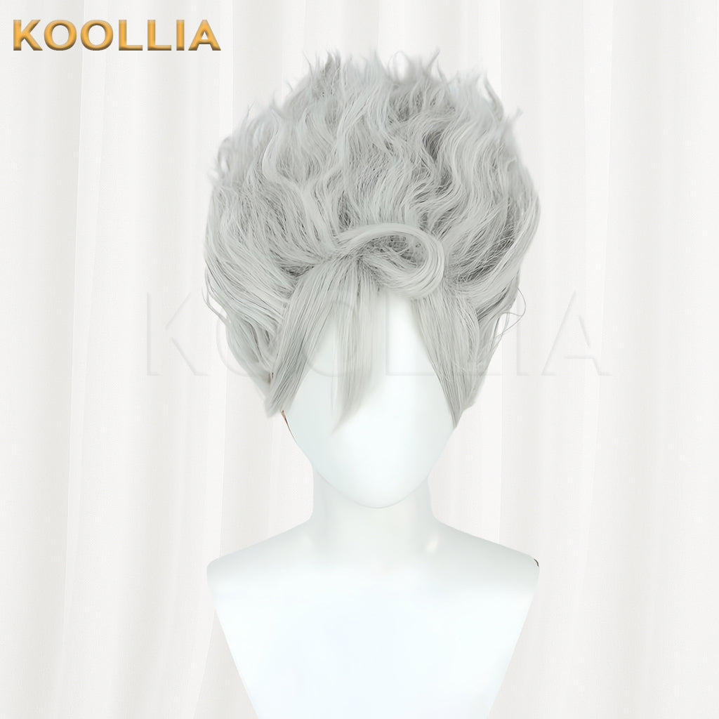 One Piece Luffy Short Silver Hair Basic Wig