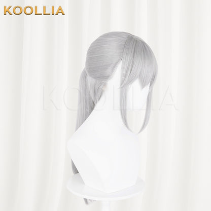 Delta Force Luna Arknights Long Sliver Hair Basic Wig