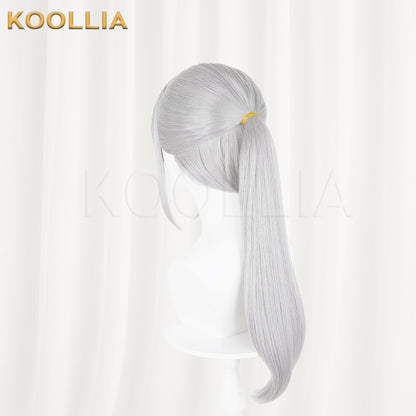 Delta Force Luna Arknights Long Sliver Hair Basic Wig