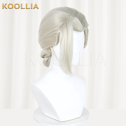 The Legend of Hei 2 Luye Long White Hair Basic Wig