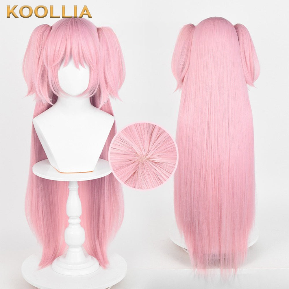 Puella Magi Madoka Magica Kaname Madoka Kurzes rosa Haar Basic Perücke