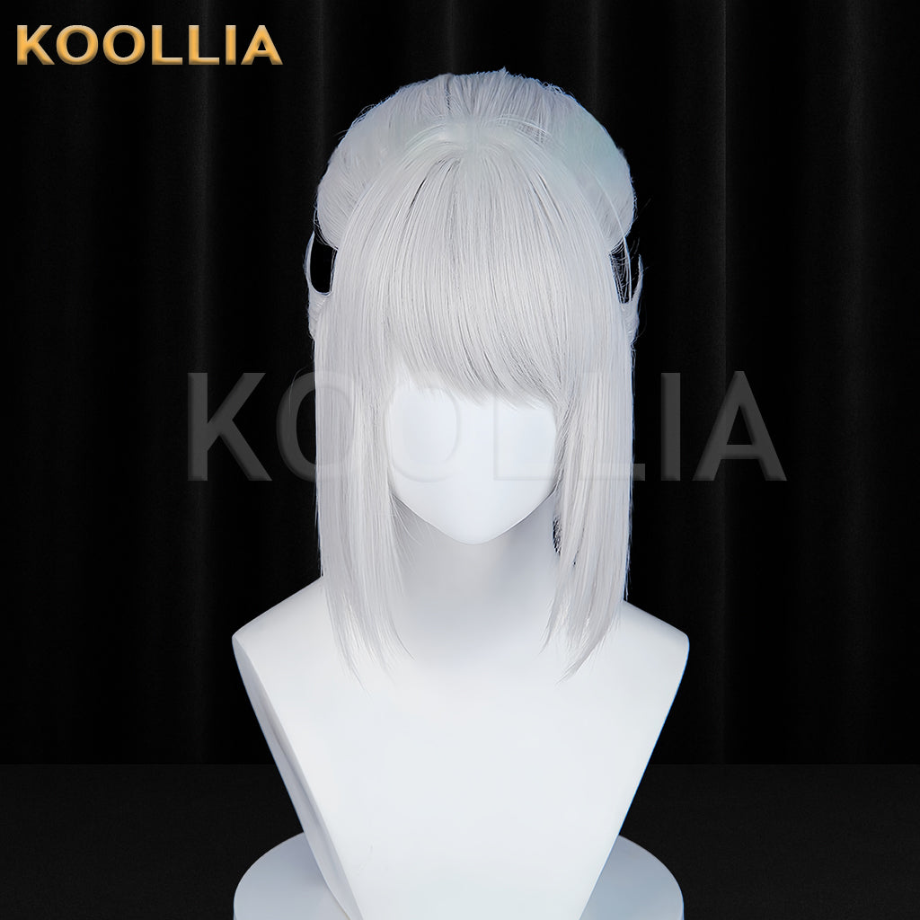 Delta Force Mai Xiaowen/Hackclaw Short Silver-white Hair Basic Wig