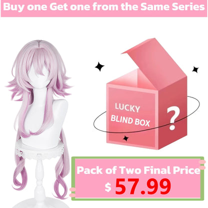 Honkai: Star Rail March 7th Long Pink Hair Basic Wig