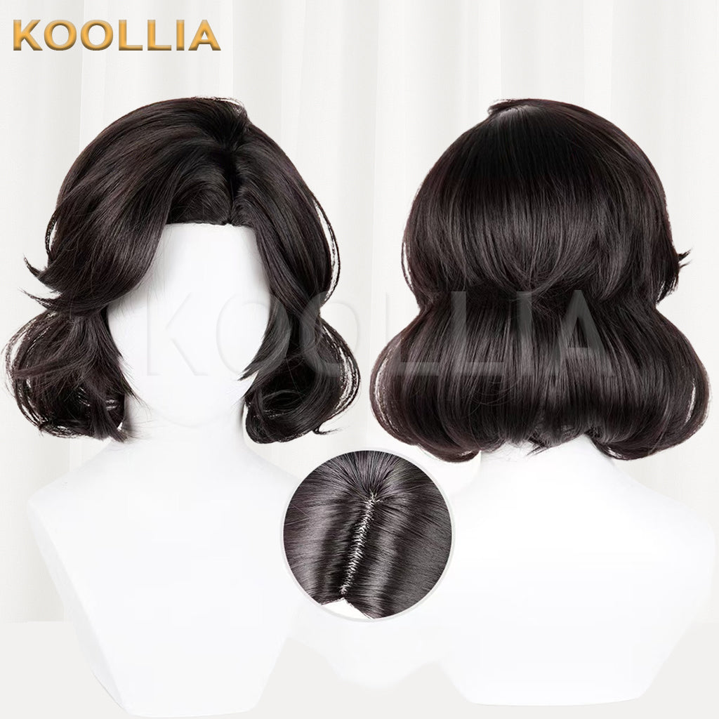 IdentityV Female Dancer Margaretha Kroto(Swan) Short Black Brown Hair Basic Wig
