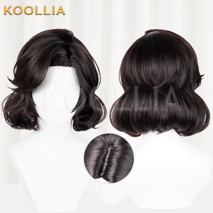 IdentityV Female Dancer Margaretha Kroto(Swan) Short Black Brown Hair Basic Wig