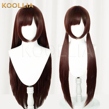 EVA Makinami Mari Illustrious Long Brown Hair Basic Wig - KOOLLIA