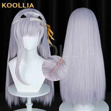 NIKKE：The Goddess of Victory Marian Long Purple Hair Basic Wig - KOOLLIA