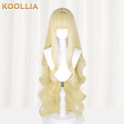 Shugo Chara Mashiro Rima Long Blonde Hair Basic Wig
