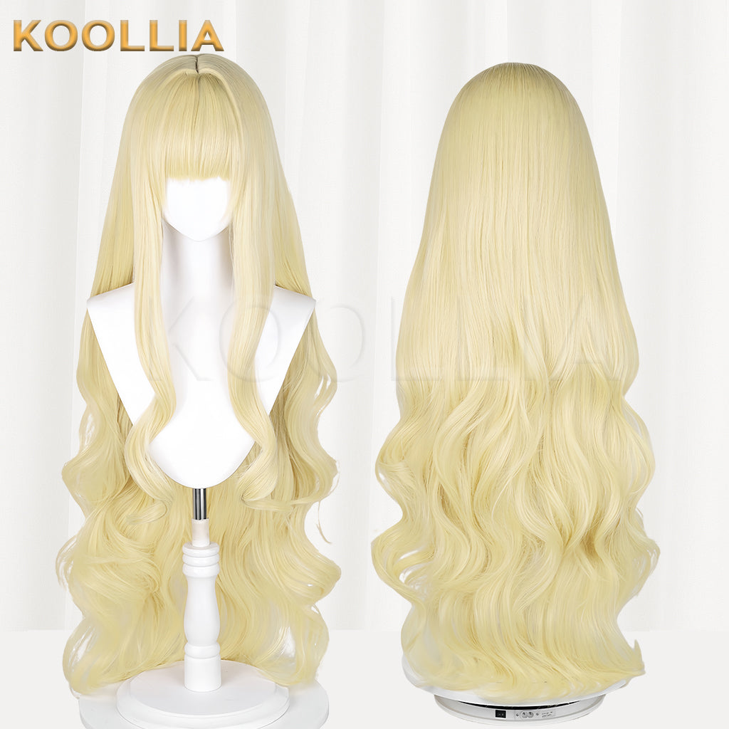 Shugo Chara Mashiro Rima Long Blonde Hair Basic Wig