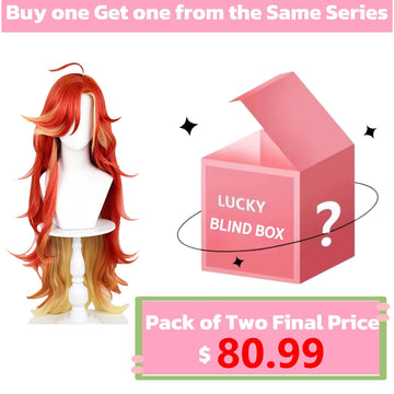Genshin Impact Mavuika Long Red Hair Basic Wig - KOOLLIA