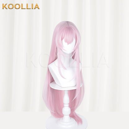 Virtuelle Sängerin Megurine Luka Lange rosa Haare Basic Perücke