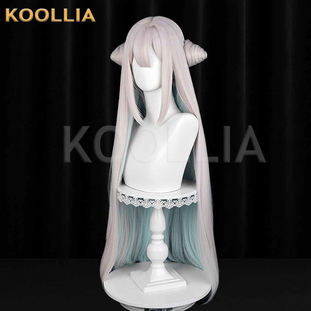 Magical Girl vs. Demon: Once Enemies Mimori Byakuya Long Mix Hair Basic Wig
