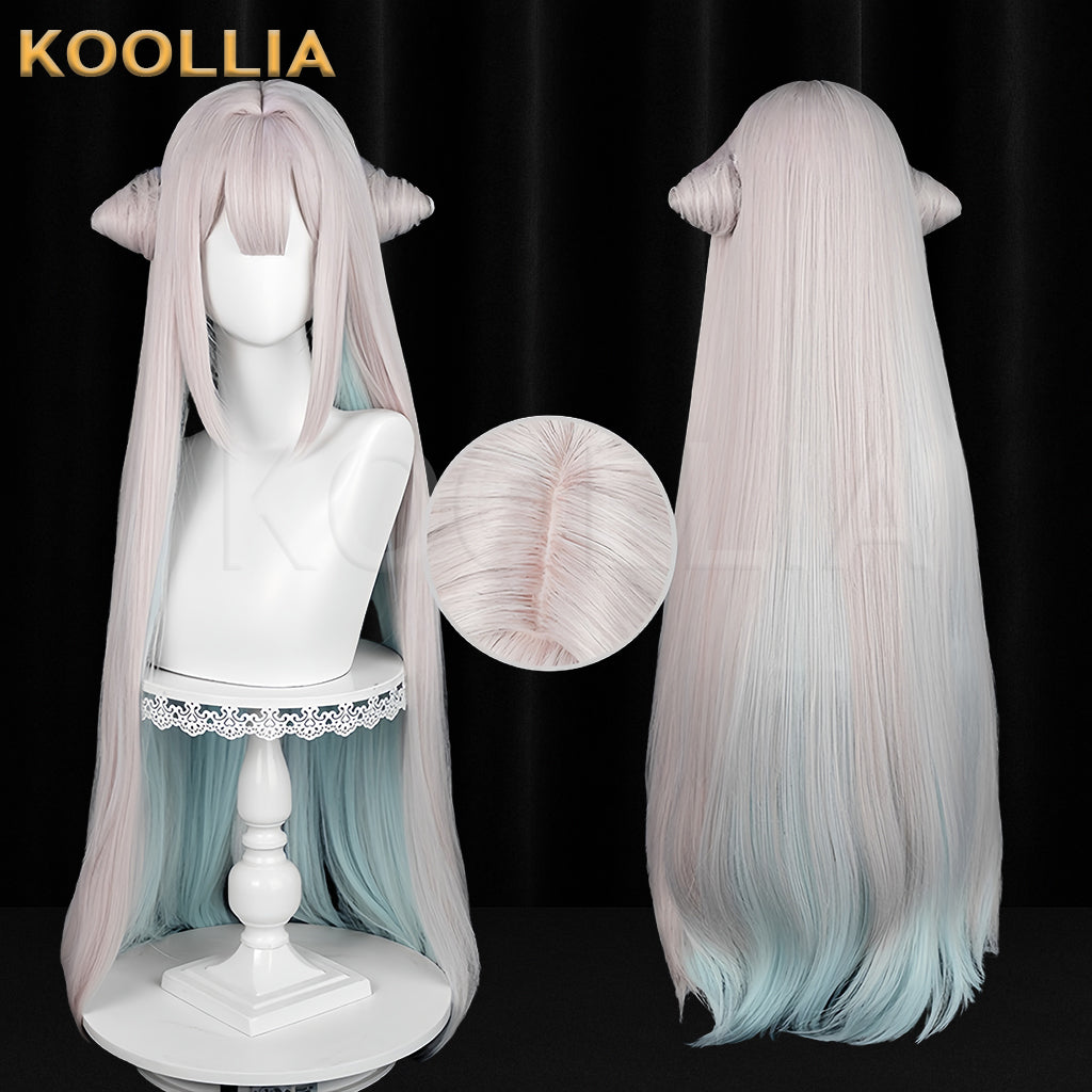 Magical Girl vs. Demon: Once Enemies Mimori Byakuya Long Mix Hair Basic Wig