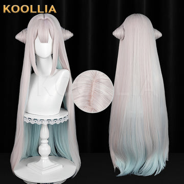Magical Girl vs. Demon: Once Enemies Mimori Byakuya Long Mix Hair Basic Wig - KOOLLIA