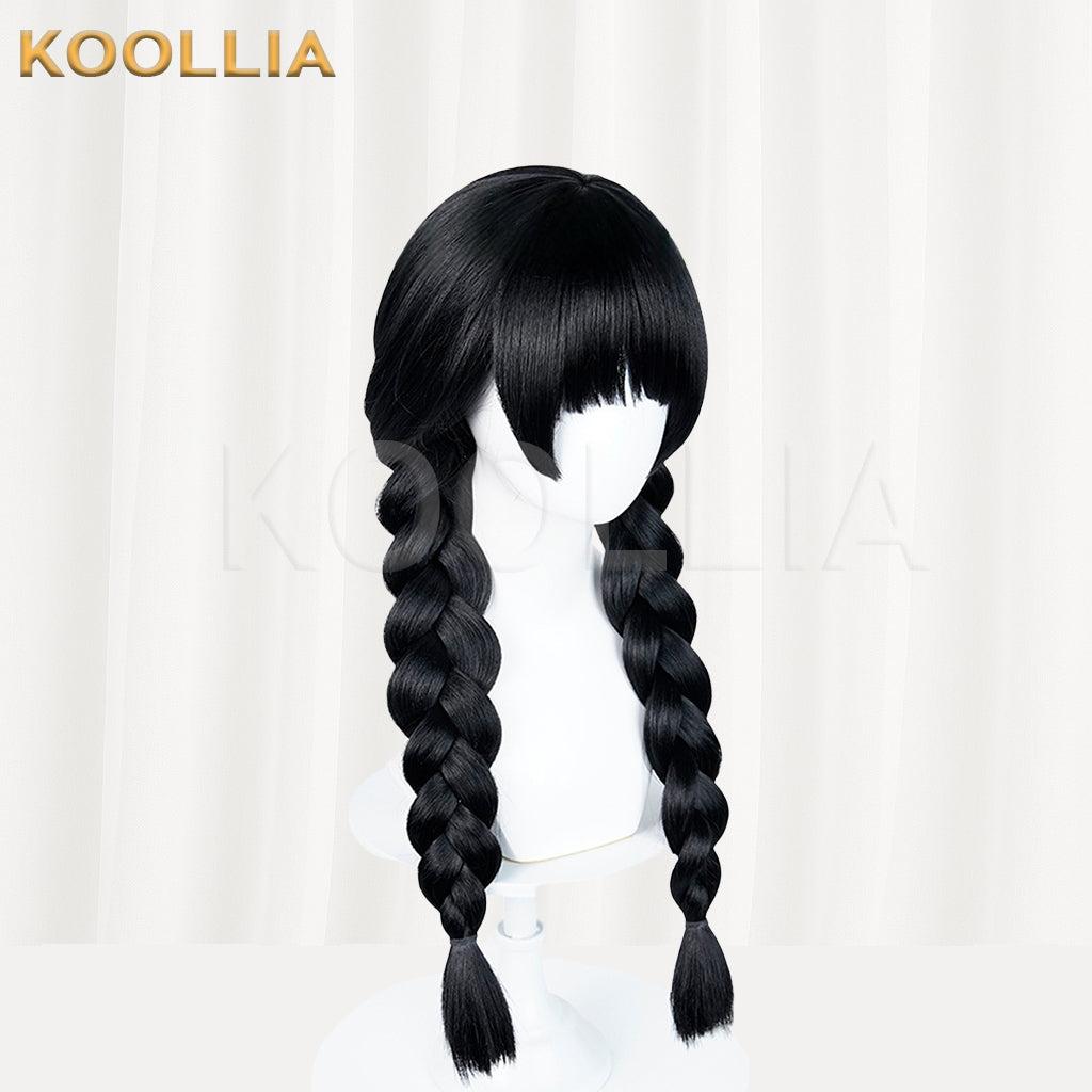 Identity Ⅴ Little Girl Alice DeRoss(Miss Pomegranate Plate) Long Black Hair Basic Wig