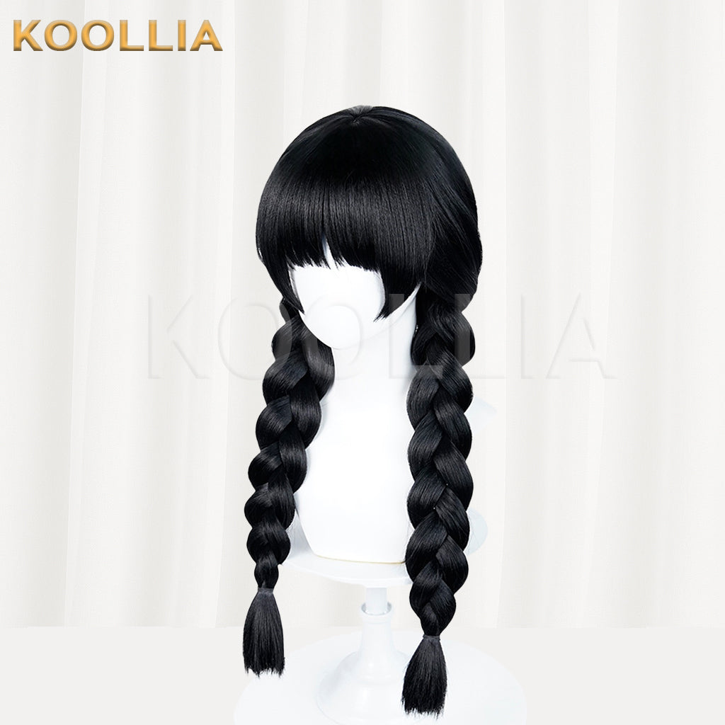 Identity Ⅴ Little Girl Alice DeRoss(Miss Pomegranate Plate) Long Black Hair Basic Wig