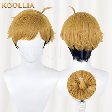 Haikyuu Miya Osamu, Miya Atsumu Short Mix Hair Basic Wig - KOOLLIA