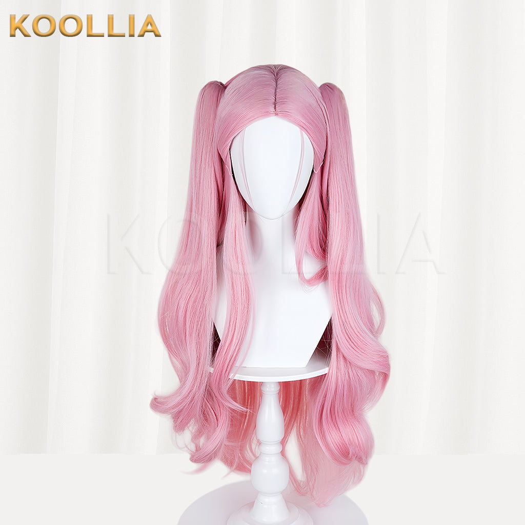 Alien Stage Bunny Café Mizi Cosplay Wig – Long Pink Hair | KOOLLIA