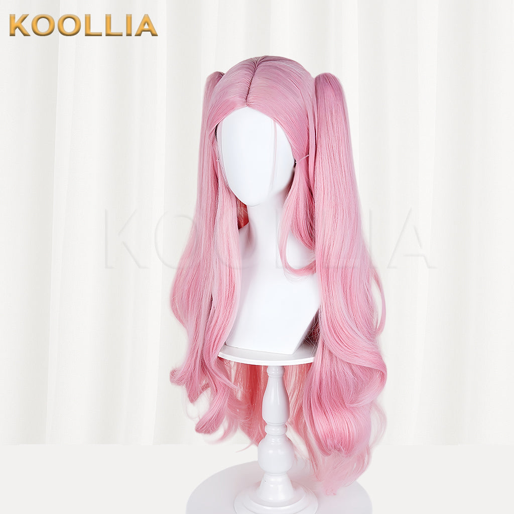 Alien Stage Bunny Café Mizi Cosplay Wig – Long Pink Hair | KOOLLIA
