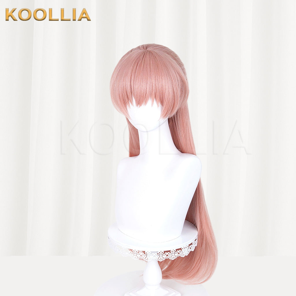 Love is Hard for Otaku Momose Narumi Long Pink Hair Basic Wig