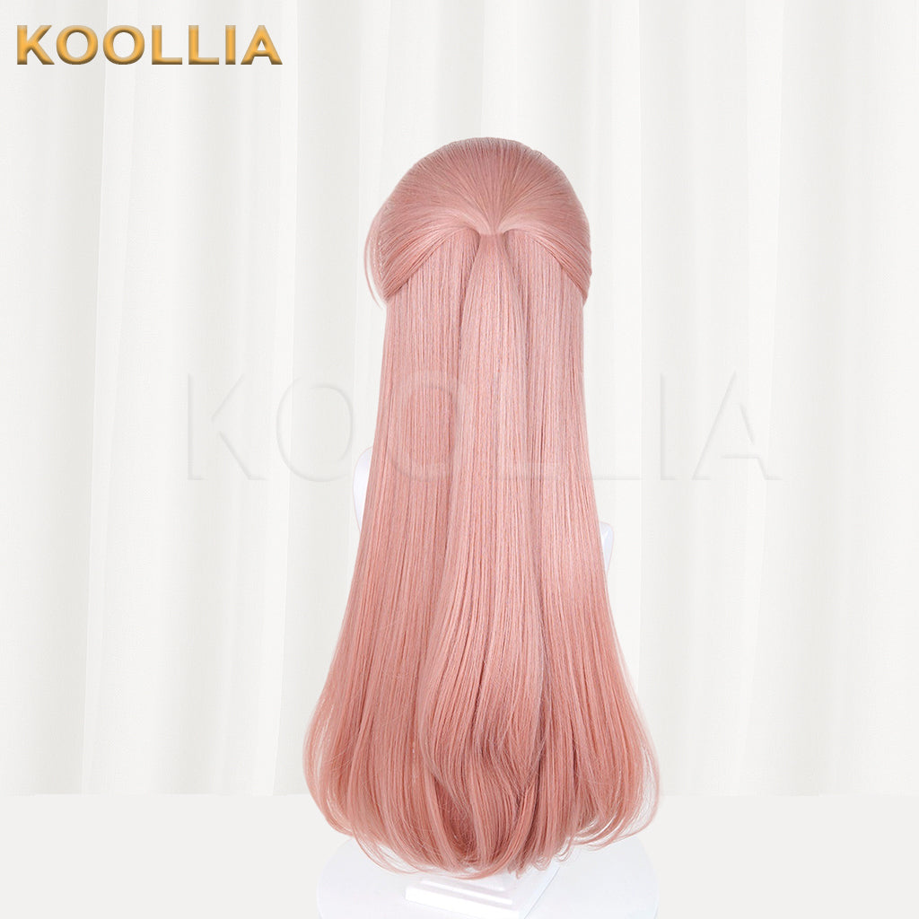 Love is Hard for Otaku Momose Narumi Long Pink Hair Basic Wig